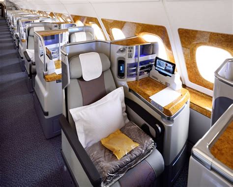 Emirates A380 Business Class.